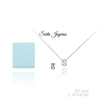 GARGANTILLA PLATA DE LEY CON LETRA S