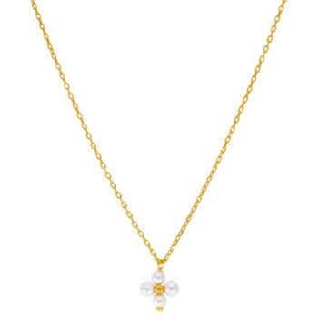 Colgante flor Perlas