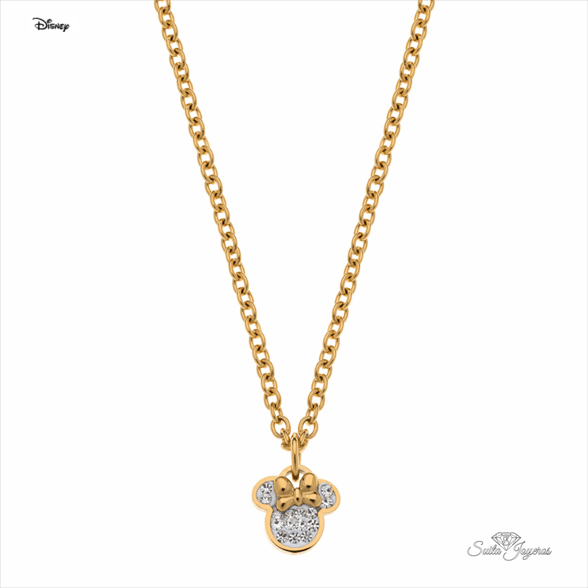 Colgante Minnie acero joyas disney
