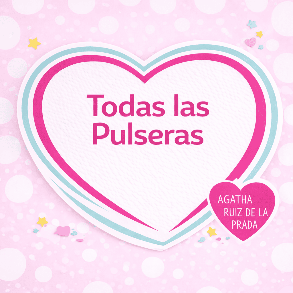 Pulseras de plata de agatha ruiz de la prada