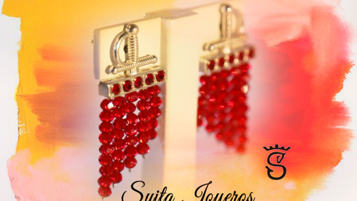 pendientes taurinos muleta