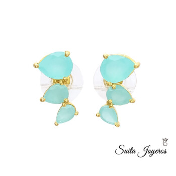 Pendientes Gotas Aguamaria