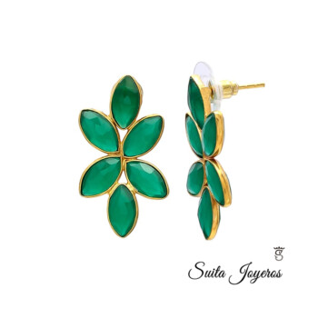 Pendientes Sky Verde