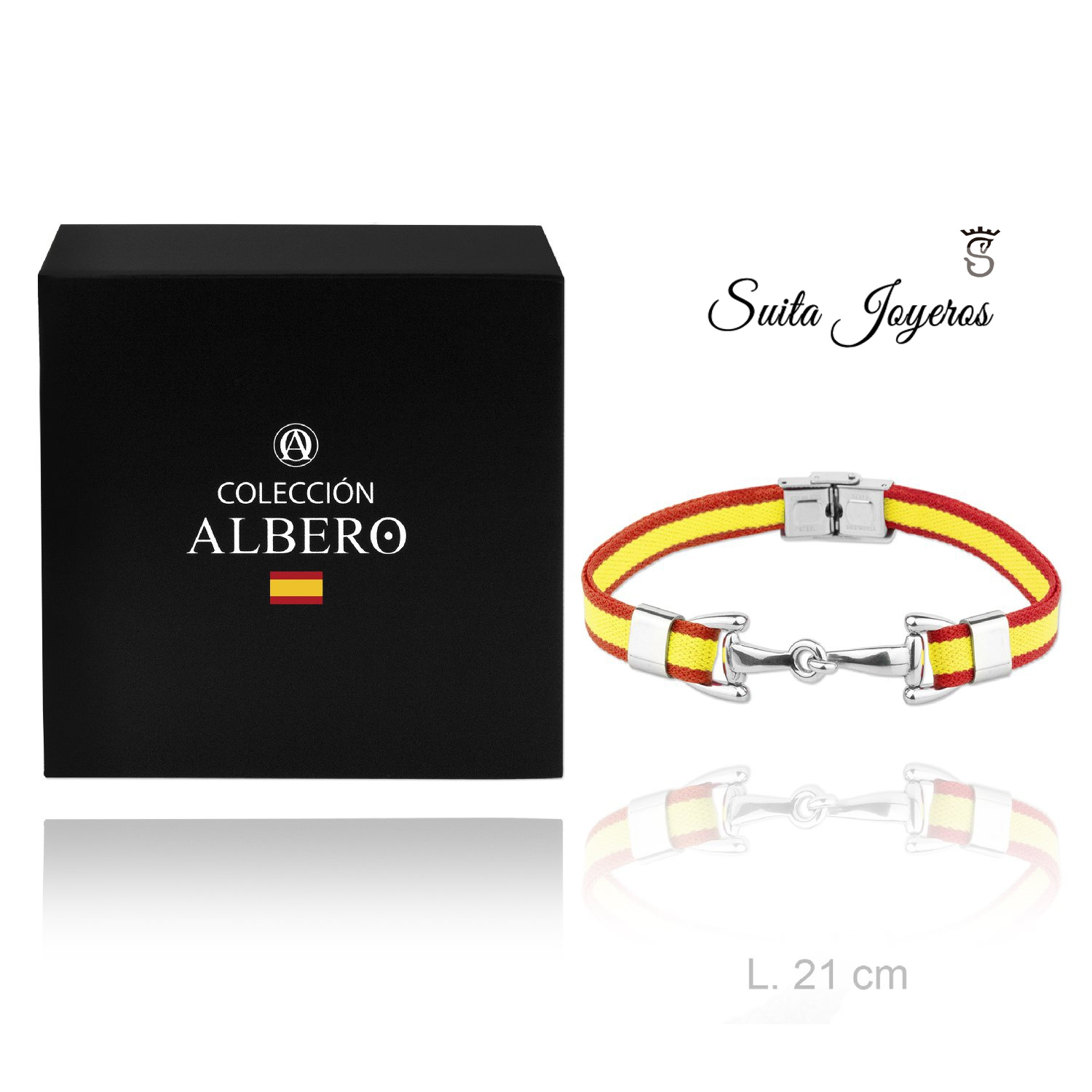 pulsera ecuestre acero