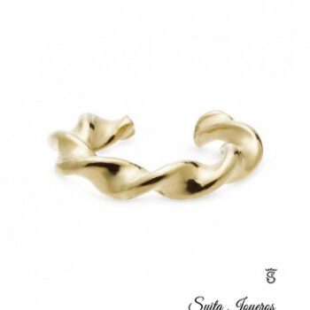 Pendiente Earcuff Plata y Circonitas