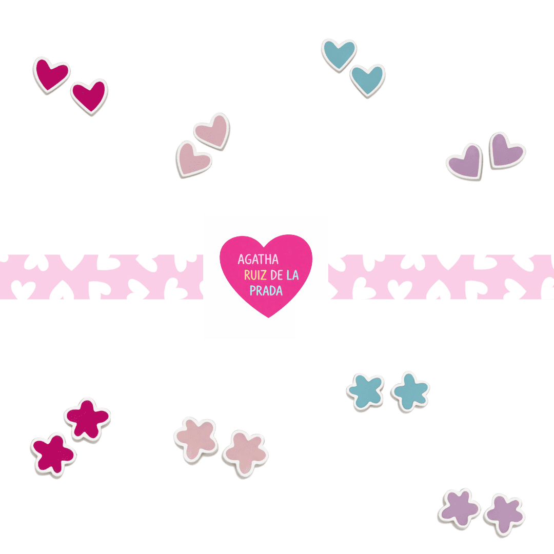 Pendientes Agatha Corazones - Imagen 2