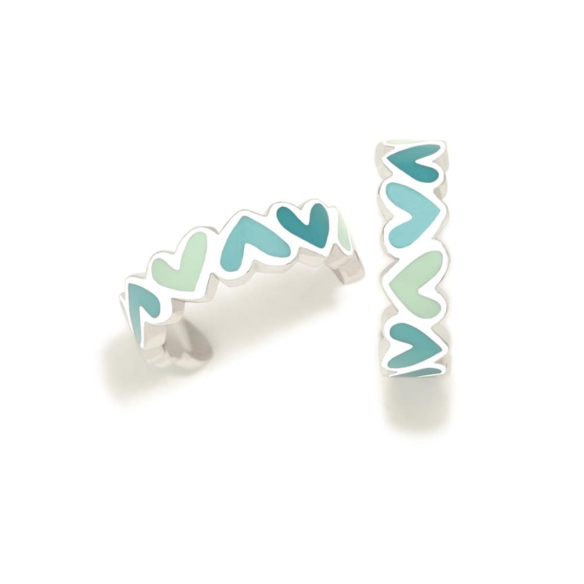 pendientes agatha plata degradee aros