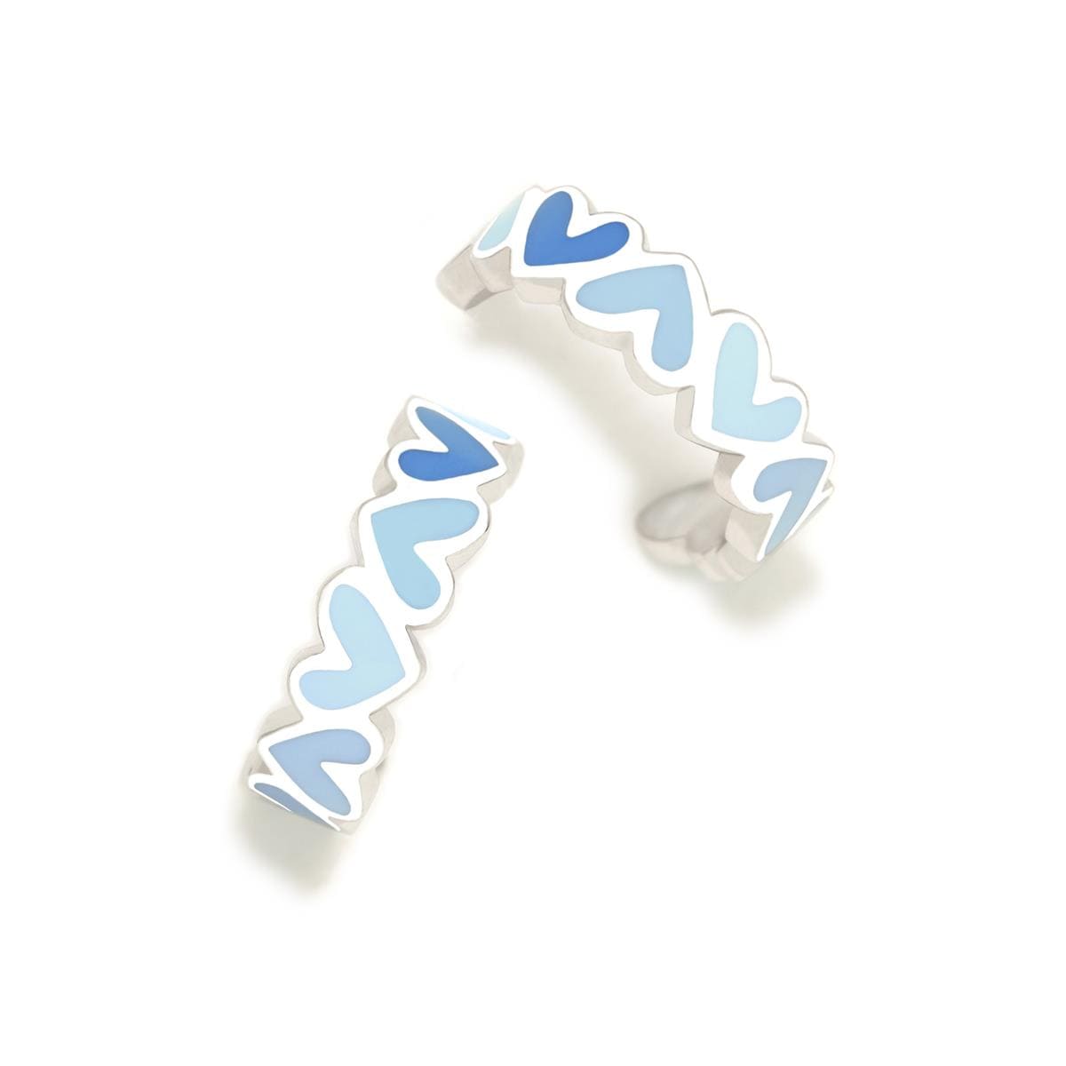 pendientes agatha plata degradee aros