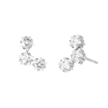 Pendientes Estrellas Plata