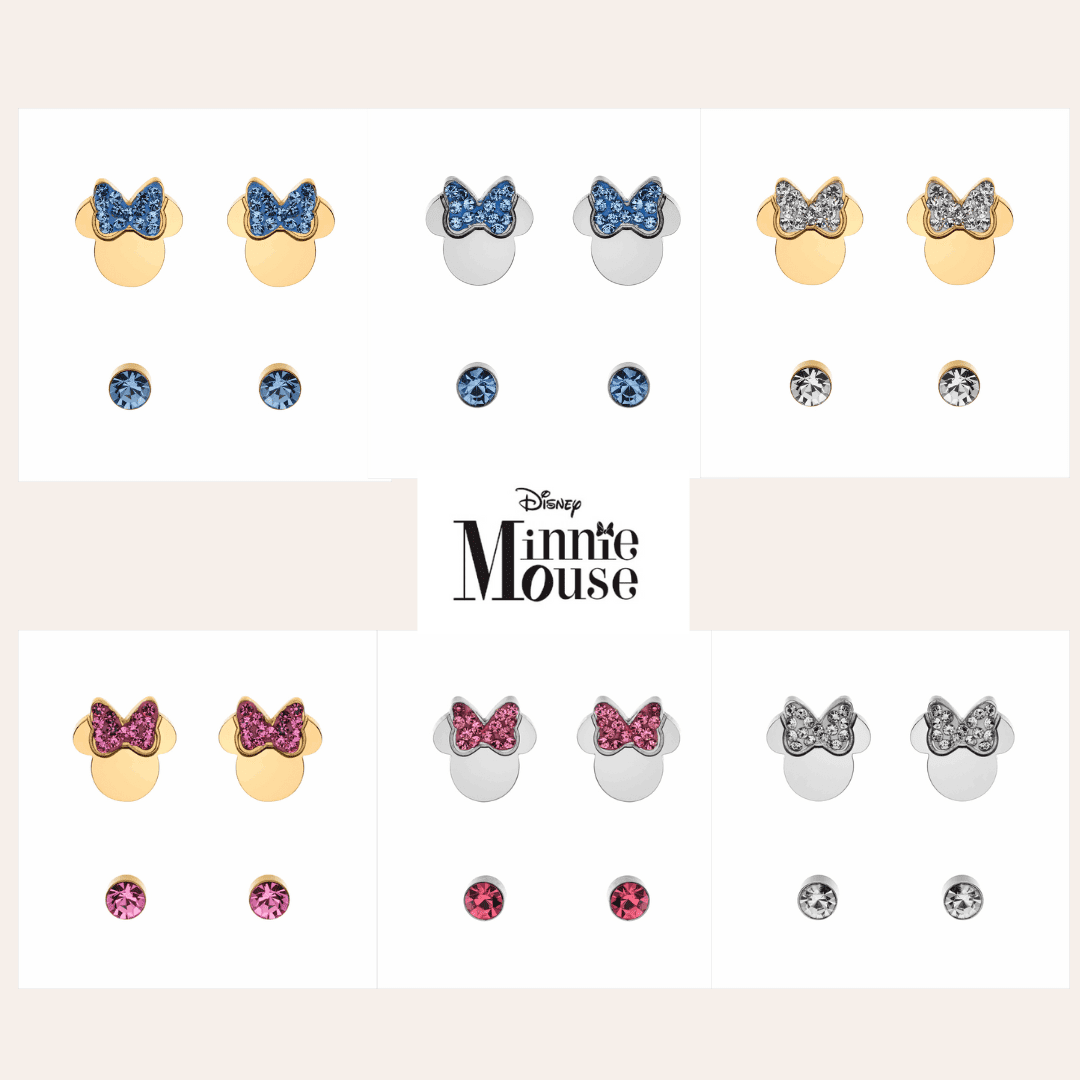joyas disney pendientes minnie
