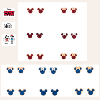 joyas disney pendientes minnie mickey