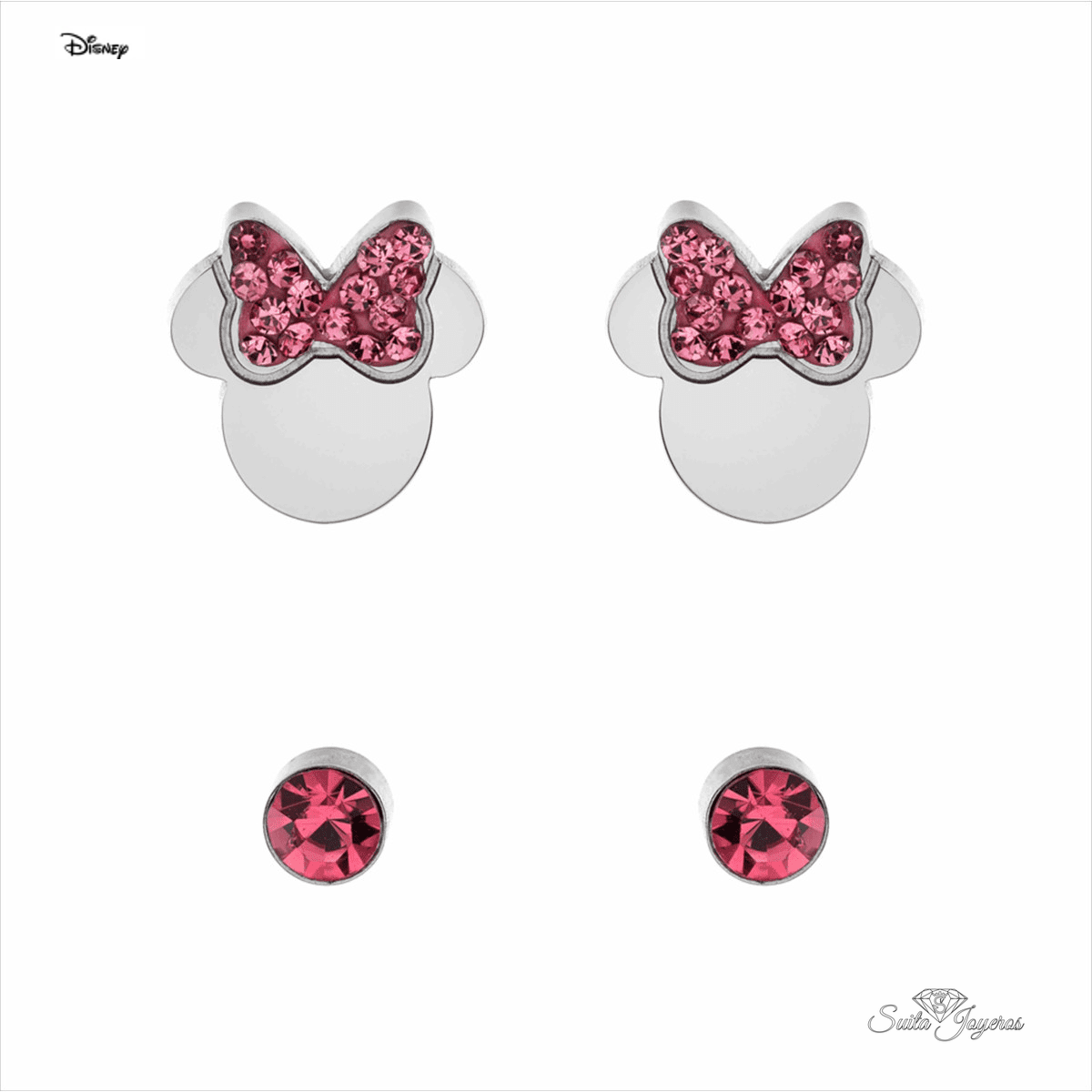 joyas disney pendientes minnie