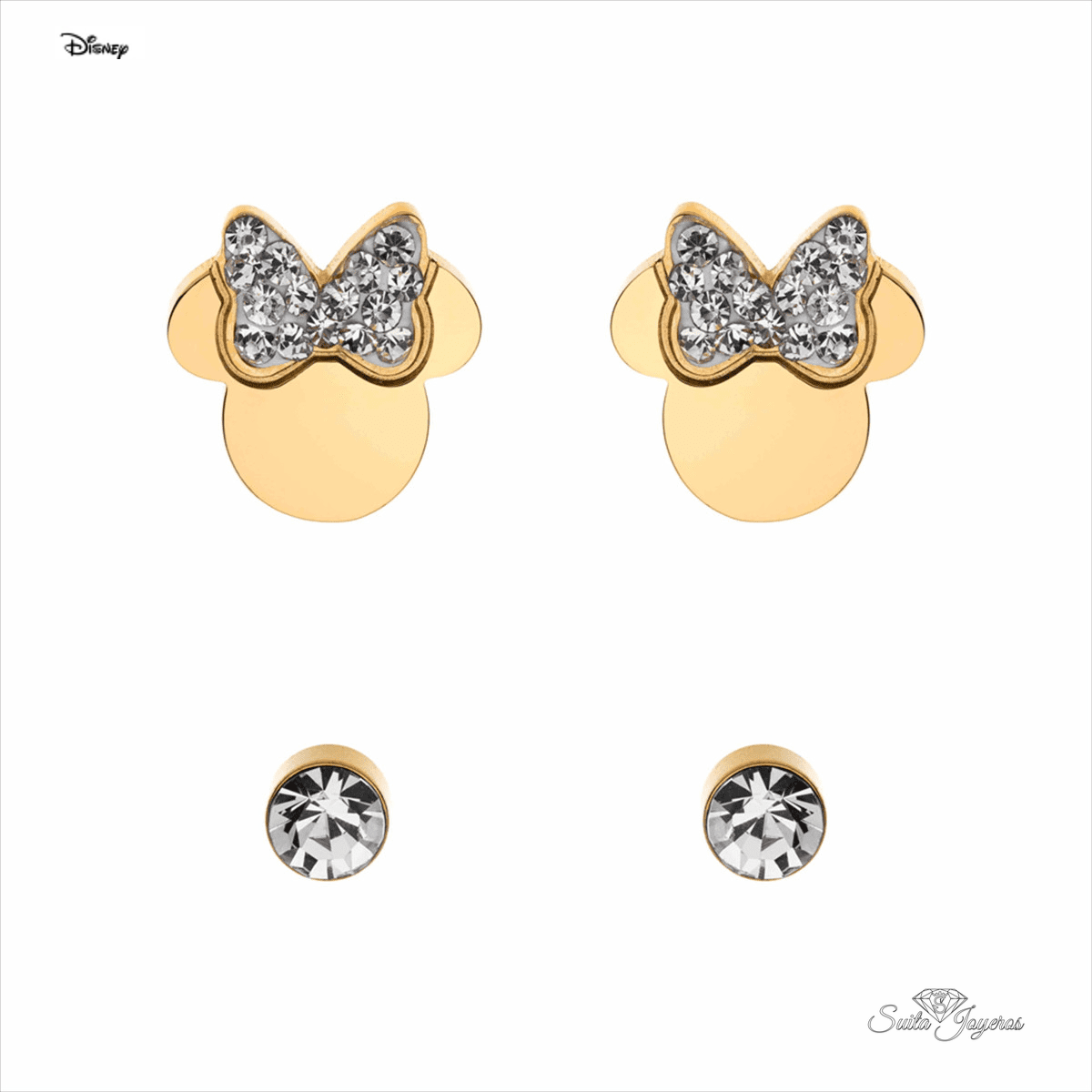 joyas disney pendientes minnie