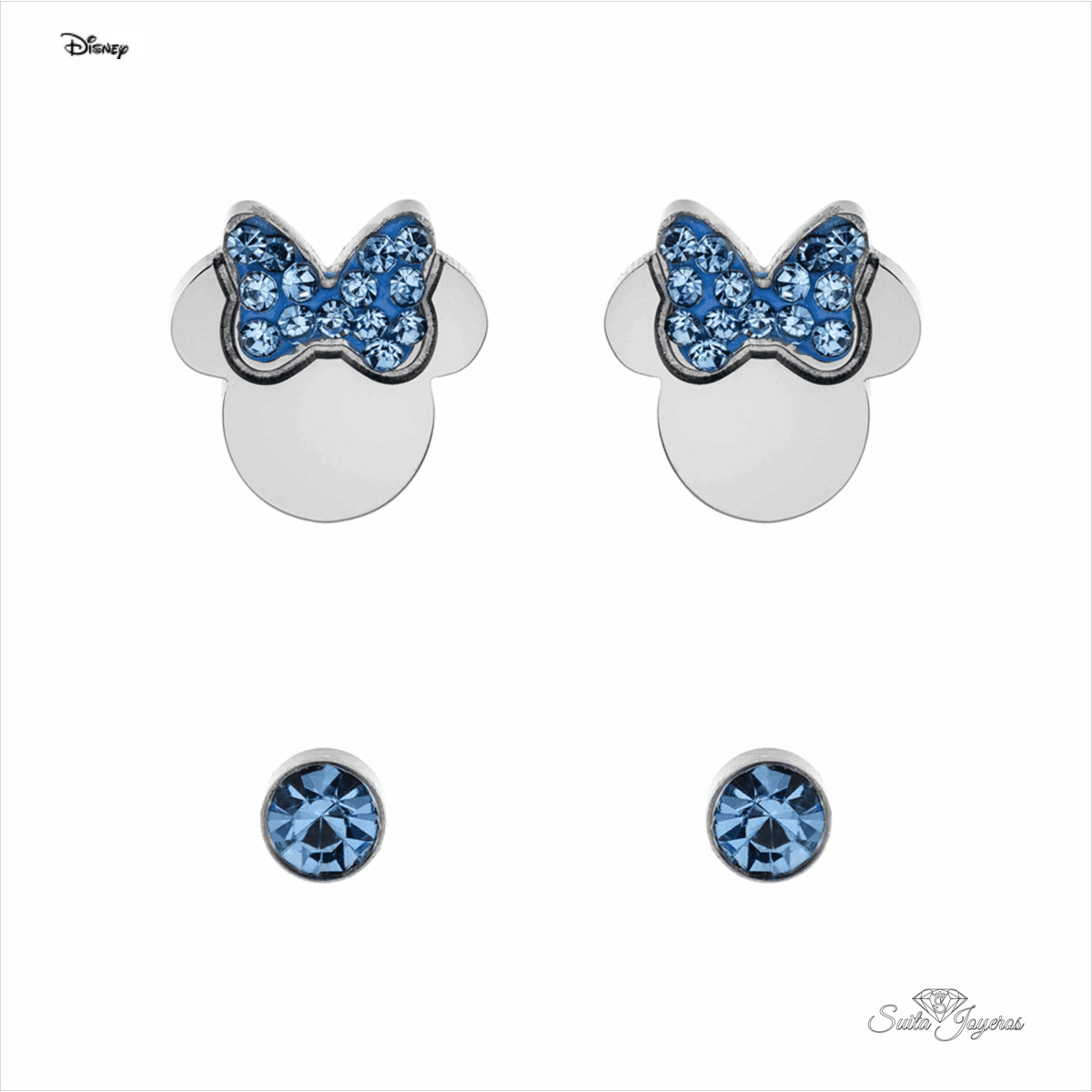 joyas disney pendientes minnie