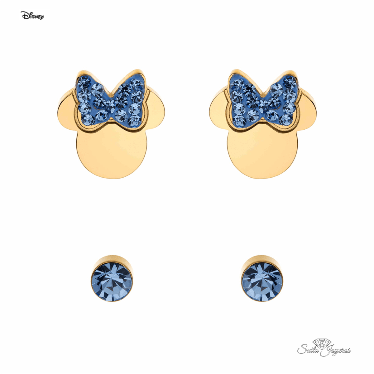 joyas disney pendientes minnie