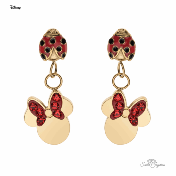 pendientes minnie joyas disney acero