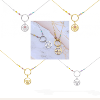 colgantes plata mama