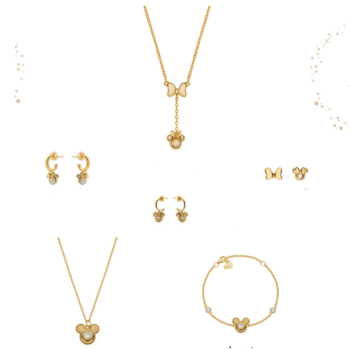 joyas disney plata dorada minnie mickey