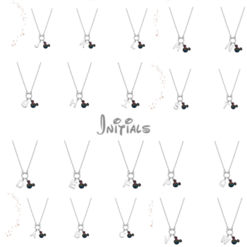 colgantes disney mickey iniciales