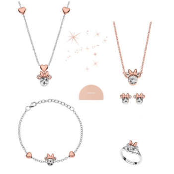 joyas disney minnie plata rosé