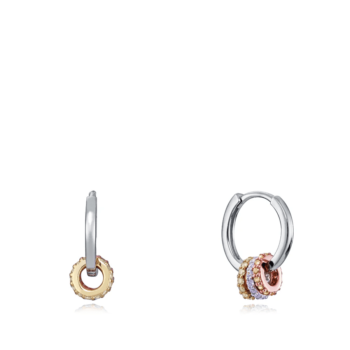 pendientes viceroy aro tricolor