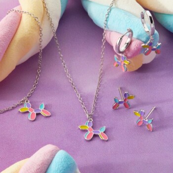 conjunto joyas globo niñas