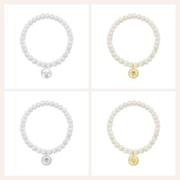 pulsera plata mama perlas
