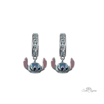 pendientes stitch de aro