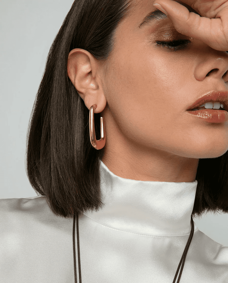 pendientes maxi geométricos dorados viceroy 14297e01012