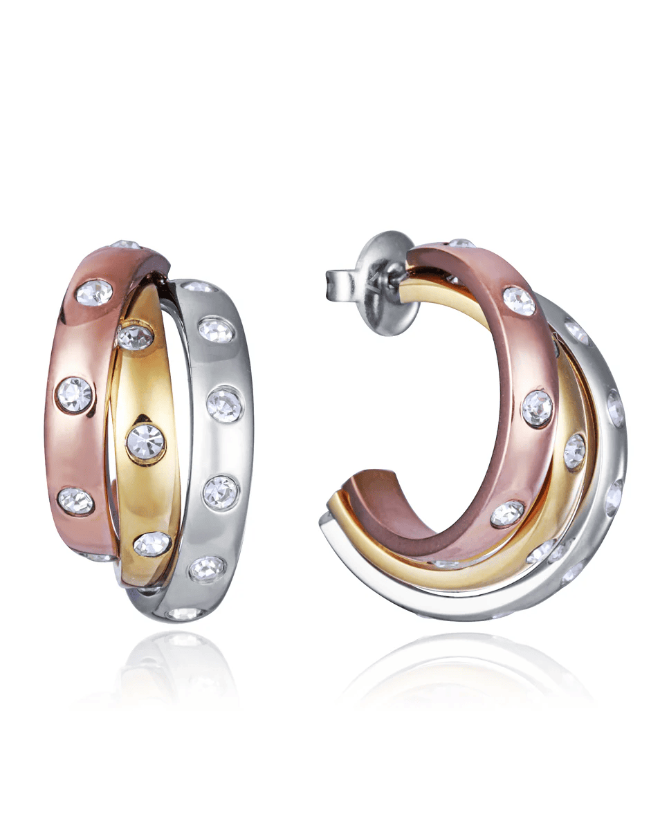 Ref: 14192E01019 pendientes tricolor