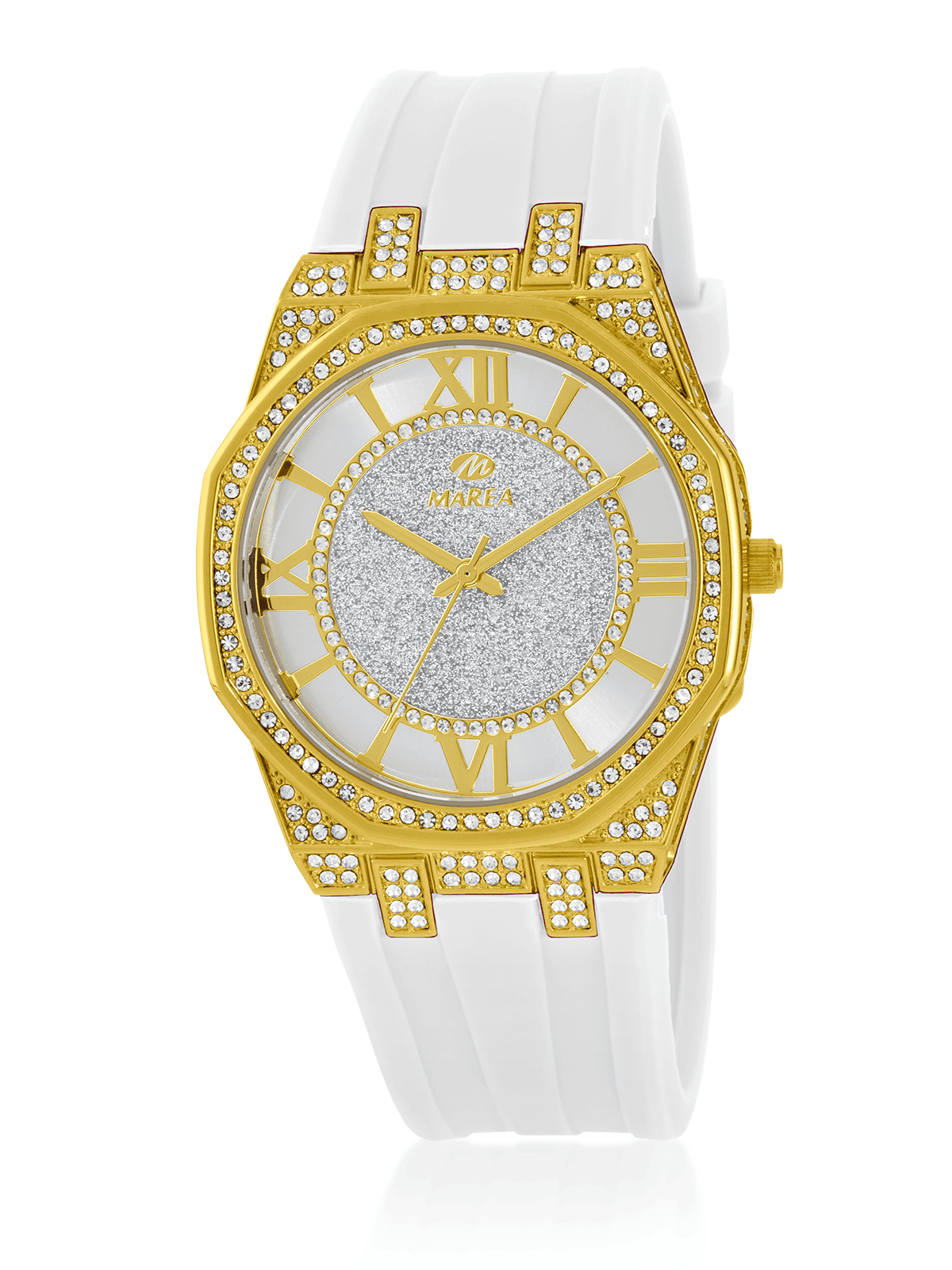Reloj Marea mujer acero IP dorado correa blanca referencia B41453/3