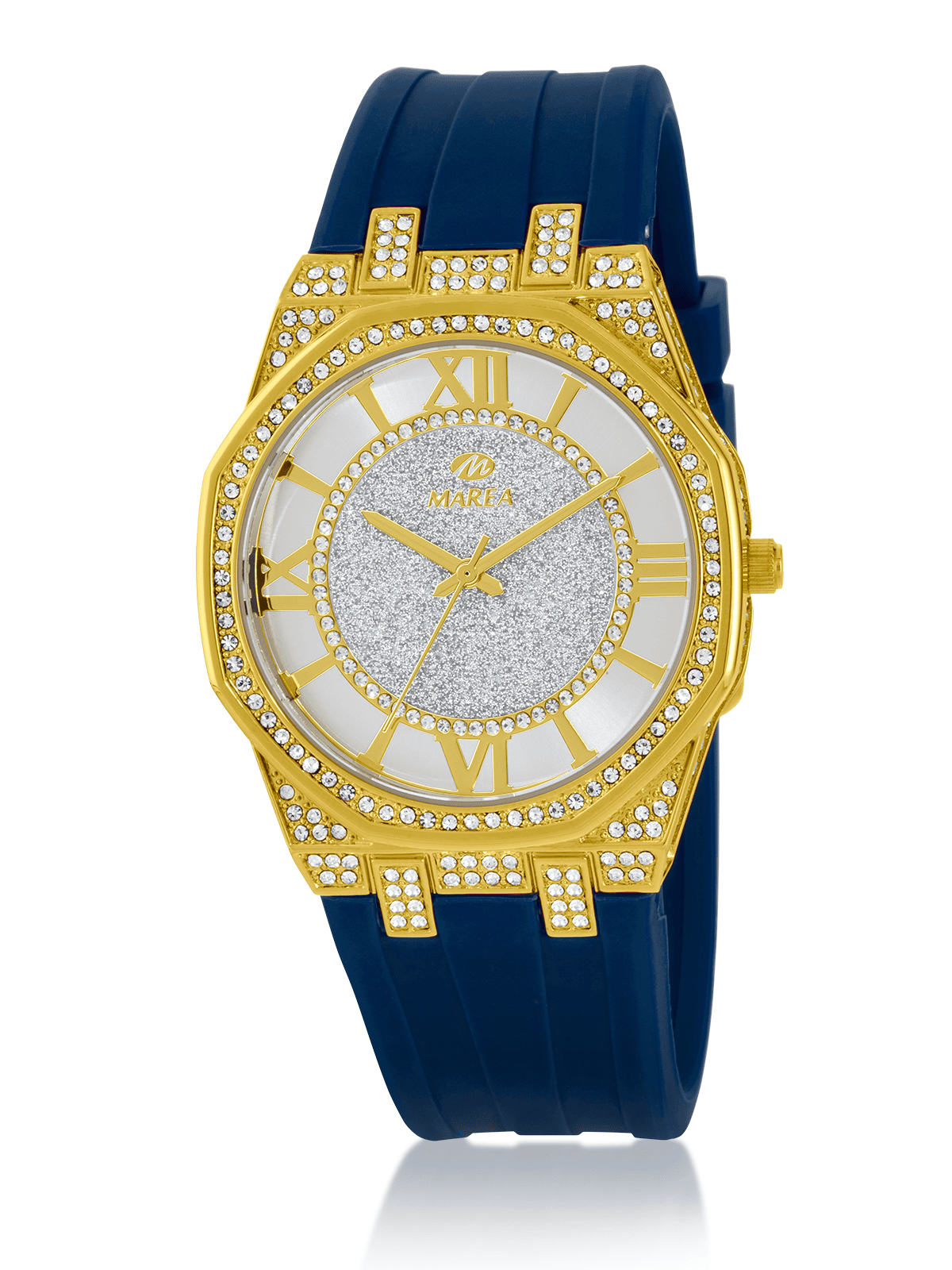 Reloj Marea mujer acero IP dorado correa azul referencia B41453/4