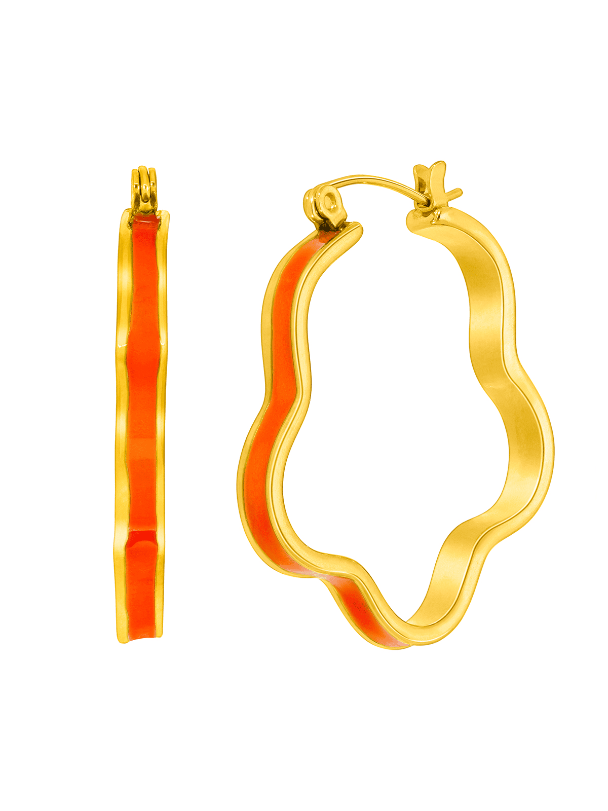 Pendientes Marea Glow de acero referencia C03001/AU
